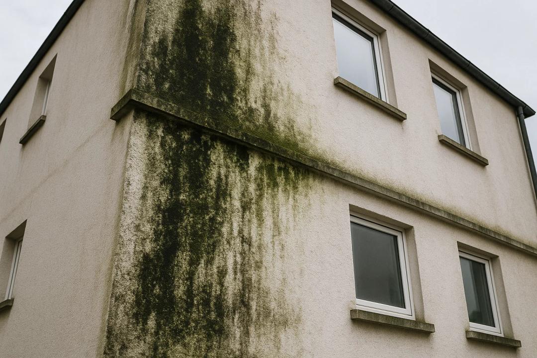 دلایل ایجاد قارچ و کپک روی نمای ساختمان + روش های پاکسازی نما
