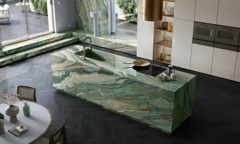 صفحه کابینت طرح سنگ طوسی